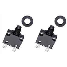 TTocenb C10RJ Overload Protection Breaker W55-18A fits Replacement for Metabo Table Saw Overload Reset Switch Part (2pcs)