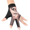 Boodun Unisex Adults 3-Finger Snooker Pool Cue Glove Billiards Shooters