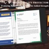 Page Protectors for 3 Ring Binder, Sheet Protectors 8.5 x