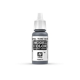 Colour Vallejo Model Colour 70992 Neutral Grey (17 ml)