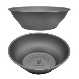 SNOW ROCK 11.8 fl oz (350 ml) Titanium Bowl, Camping, Ultra Lightweight, Tableware, Soup Bowl, Rice Bowl, Dish, Open Fire, Backpacking, Camping Equipment