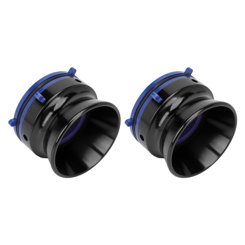 1 Pair NAB Hub Adapters Polished Aluminum Alloy Universal Loading