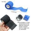 QiGui Selbstklebender Verband 12 Rollen 5cm x 4.5m Verbandsmaterial Pflaster