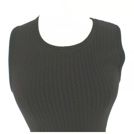 John + Jenn Fit And Flare A Line Dress Knit Black & Berry Pink  Sz M NEW $245