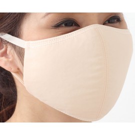 Tu Yon T-25APB Moisturizing Mask with UV Protection, Flat Type, Non-Woven Fabric, 2 Pieces, Reusable < Does Not Hurt Your Ears Even When Worn For Long Times > [Antibacterial, Deodorizing, Dirt