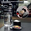 21oz Protein Shaker Bottle with Storage Compartment
