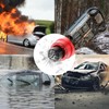 Zikenis 2 Stück Auto Sicherheitshammer,2 in 1 Gurtschneider Notfallhammer,Multifunktional Gurtschneider