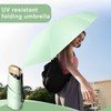 NHQZ 1 Stück Mini Sonnenschirm,Reise-Regenschirm,Mini Regenschirm,Regenschirm Mini,Tragbarer Taschenschirm Für Männer