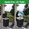 Umtiti Dog Poop Trash Can with Lid for Outdoors，3.2 Gallon
