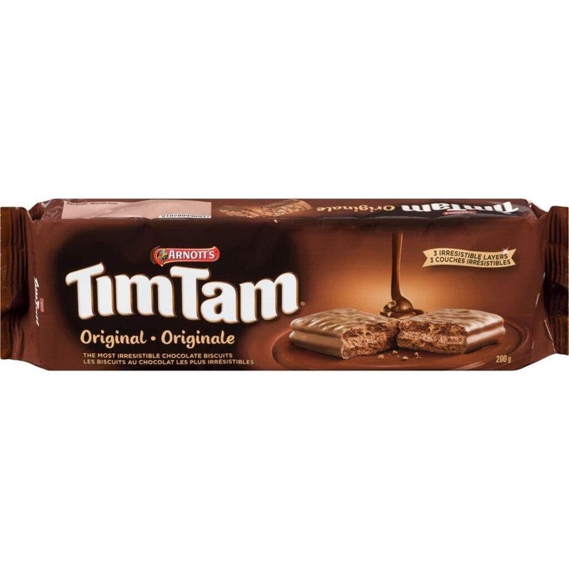 Arnott's Tim Tam Chocolate Biscuits, 200g7.1oz, 2-Pack Imported from Canada,