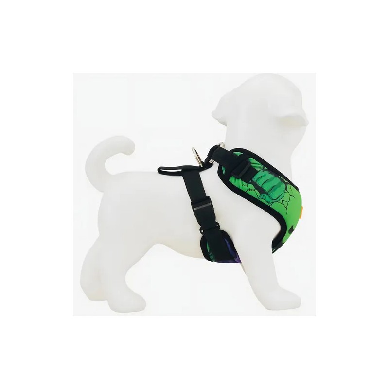 Arnés Pechera Ajustable Antitirones Para Perro Chico Mediano Hulk 5