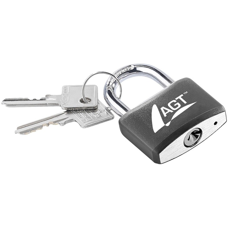 AGT – PADLOCK Aluminium, Brass and Steel with Crimped Bristle