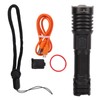 LED Flashlight USB Charging IPX4 Waterproof Aluminium Alloy Intelligent Digital