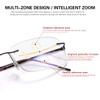 Rimless Progressive Multifocus Reading Glasses Blue Light Blocking No Line