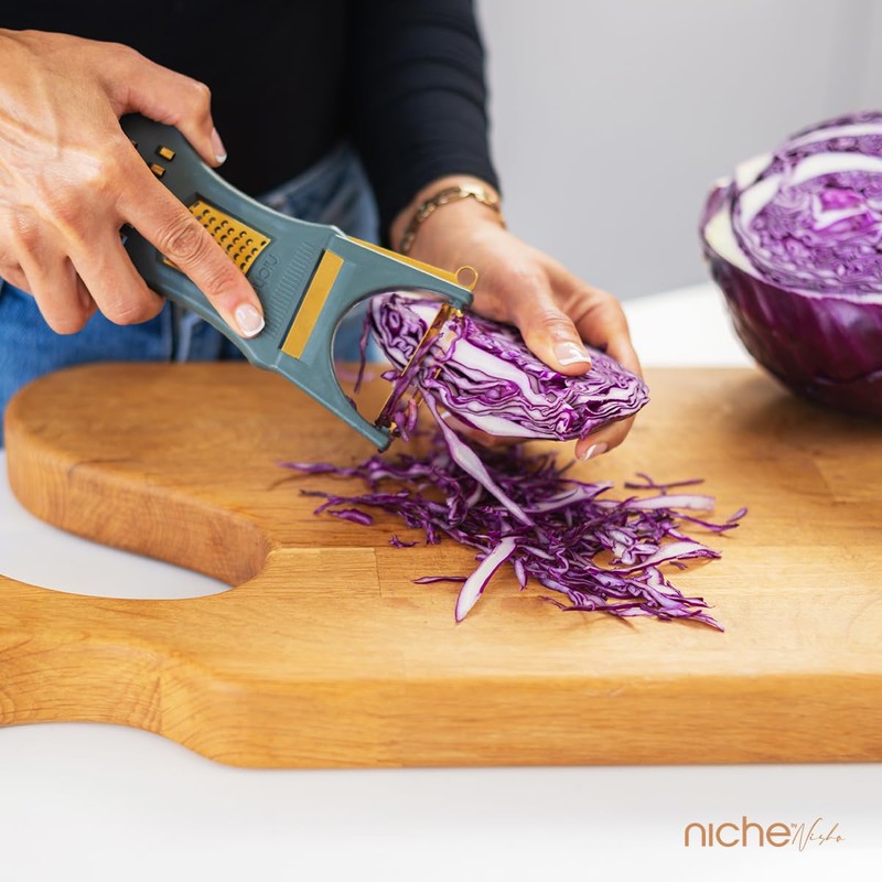 7-in-1 Multi-Function Kitchen Tool – Vegetable Peeler, Grater, Slicer, and