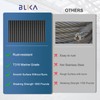 BLIKA 200FT 1/8" Black Stainless Steel Cable, T316 Marine Grade,