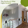 TG 4-Way Toggle Light Switch, Four Way Electrical Wall Switch,