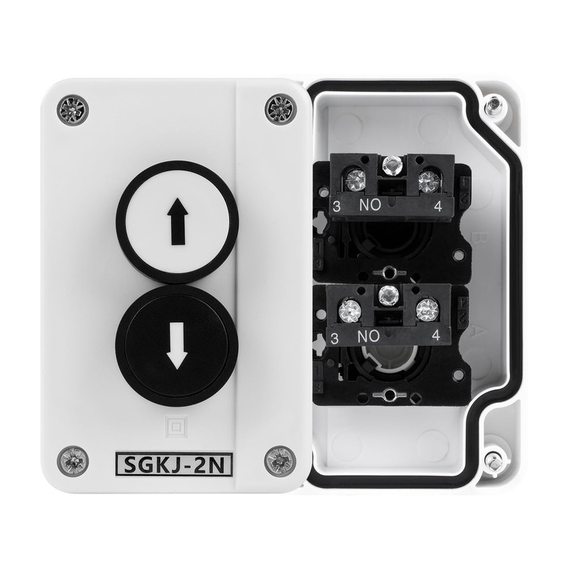 Jadeshay Push Button Switch, Waterproof Momentary Push Button Switch Up