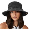 Unisex Cotton Boonie Hat Summer Outdoor Packable Fishing Bucket Hat