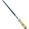 TRUSCO TMA250-02-S Ironwork File with Wooden Handle, Round, Medium Grit, Blade Length 9.8 inches (250 mm)