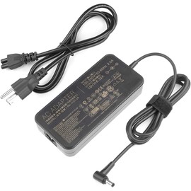 RUKIPLAY 120W 19V 6.32A Charger AC Adapter for ASUS TUF Gaming FX705GM FX705DT FX705GE FX705GD FX505 FX505GD FX505GE FX505GD FX505DY FX705DY FX505GM TUF705GD FX505DD with Power Cord