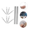 TEHAUX 200pcs Double-Headed Invisible Security Screws for Skirting Lines No