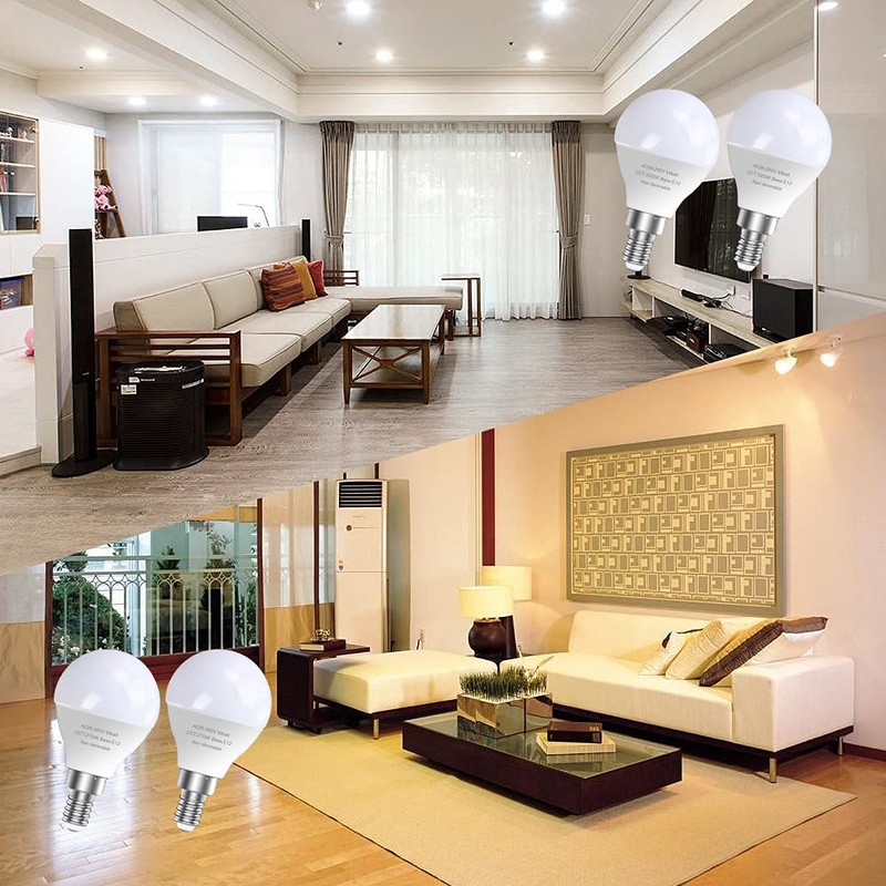 12 Pack E12 LED Candelabra Light Bulbs, 60 Watt Equivalent,