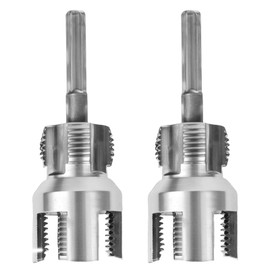 2 in 1 Pipe Thread Cutting Tool, 1/2 Inch, 3/4 Inch Inner Male Tap, Pipe Tap, Cutting Tool, for PPR PVC Pipes