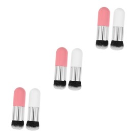 FOMIYES 3sets Blending Makeup Brush Synthetic Hair Soft Densely Packed No Shedding for Foundation Powder Women Girls Ladies 2pcs*3