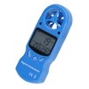 3V Digital Anemometer Multipurpose Handheld Wind Speed Meter Blue Temperature