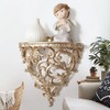 Wall Hanging Storage Rack European Hollow Style Shelf Wall Decoration