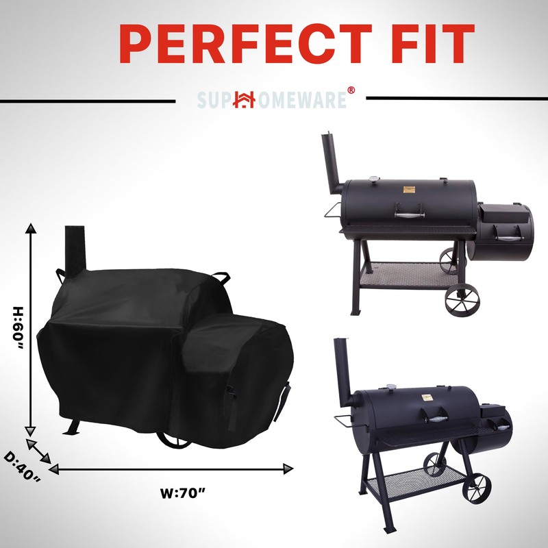 Suphomeware 70 inch Grill Cover for Oklahoma Joe's Longhorn Offset