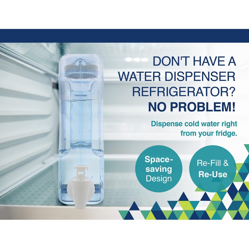 Arrow Home Products Oasis Drink Dispenser for Fridge, 1.25 Gallon