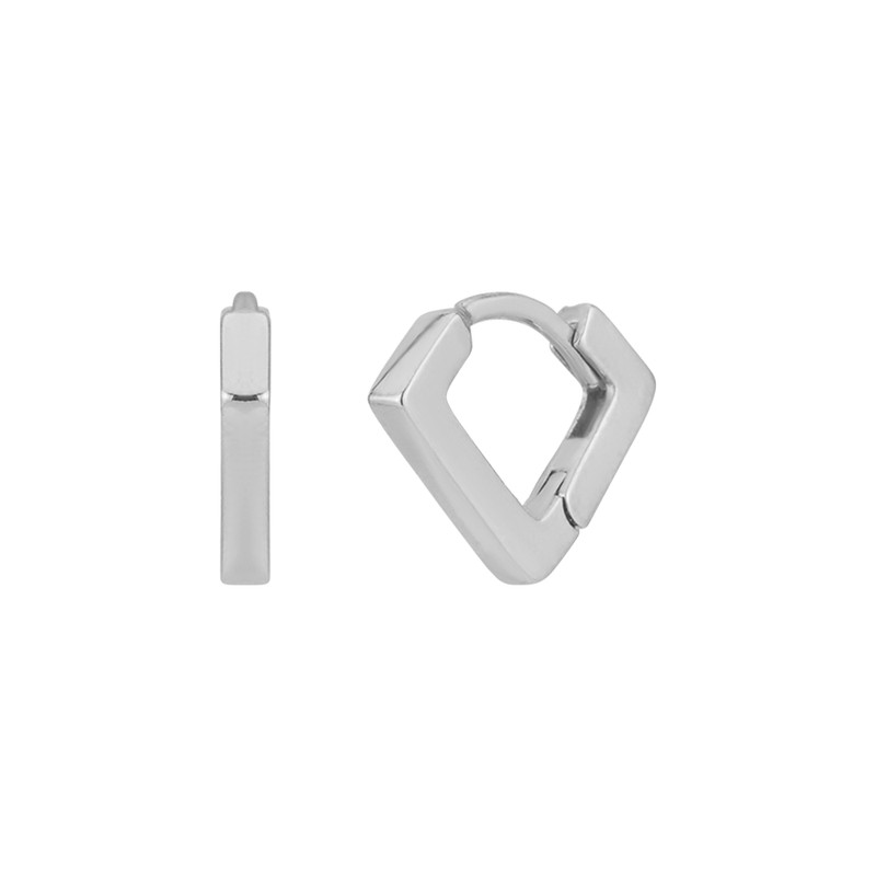 Gold&Deer 14K Goldfield Square One-Touch Earrings Rose Gold / 골드앤디어