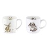 Wrendale Mugs - Good Hare Day & Rosie - Twin