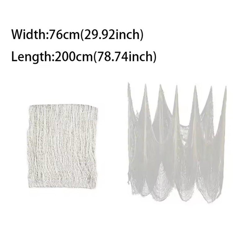 2 pcs Halloween Bloody Gauze Decorations, Horror Bloody Cloth Door
