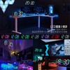 KOSUMOSU Multi-Color Digital Clock, 7 Color LED Clock, Adjustable Brightness,