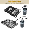 WADEO Dual Fuel Camping Stove Replacement Hose, 3FT CGA600 &