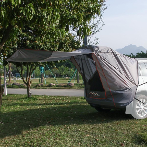 DLUCKY SUV Trunk Tents,SUV Waterproof 3500MM UPF 50+,car Camping Essentials,car