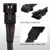Nilight Extension Cable for Motorcycle LED Strip Lights 4PCS 2