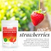 powbab Strawberry Pieces + Bits. 100% USA Grown Dried Strawberry