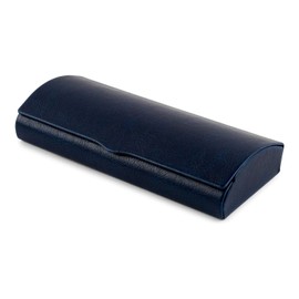 テーシーケース メガネケース おしゃれ ハード ケース マグネット式 アルミ ポリウレタン ネイビー 薄型 HY-8113-6