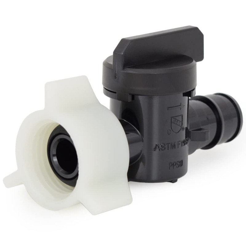 1/2" PEX-A Expansion x 1/2" FPT Swivel Poly Ball Valve,