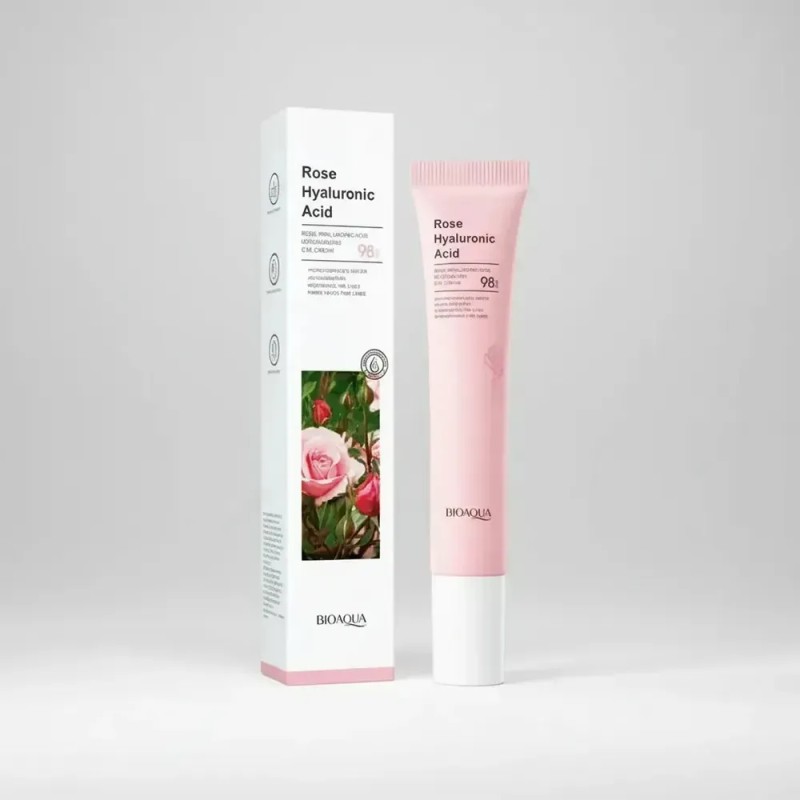 Crema Contorno Ojos Con Rosas Y Ácido Hialuronico Bioaqua Tipo