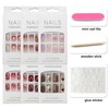 AddFavor 6 Boxes Short Press on Nails Set, Valentine Design