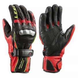 Leki World Cup Jr Pro S Black/Red Gloves - 5