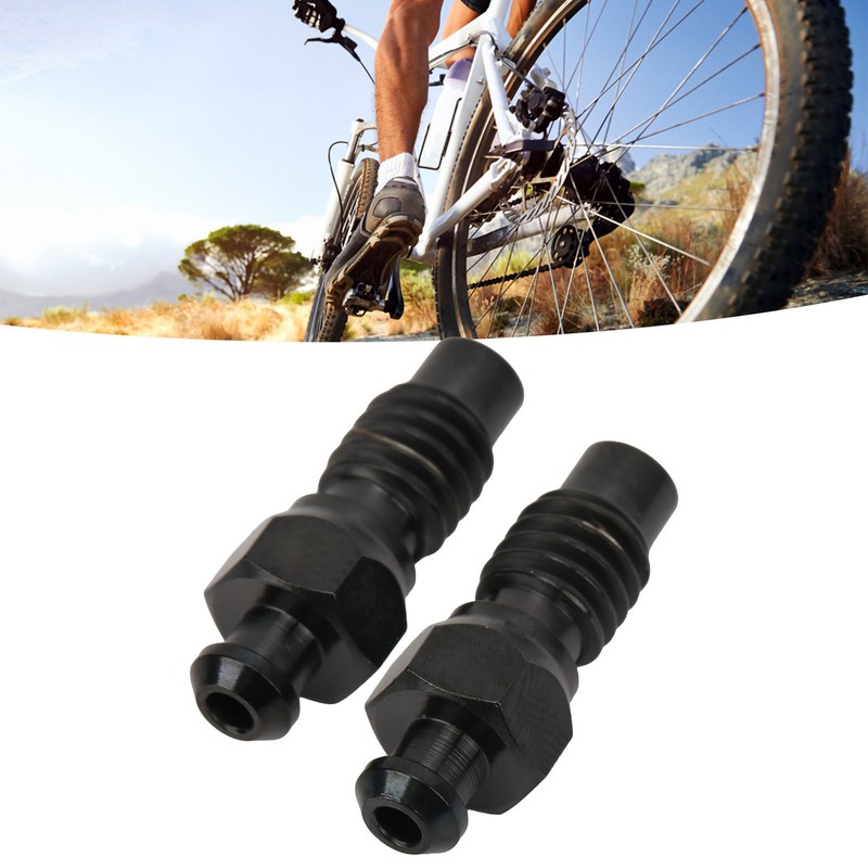 2Pcs Disc Brake Bleeder Screw Titanium Alloy M6 Rust Resistance