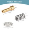 Aocies DEX2420JKIT DEX2400JN Brass Sleeve Nut Assembly with Spring &