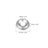 sourcing map Pack of 150 Washers Countersunk Head #6 304