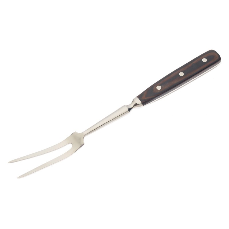 Mercer Culinary Praxis Forged Fork with Wood Handle, 12-1/4 Inch,
